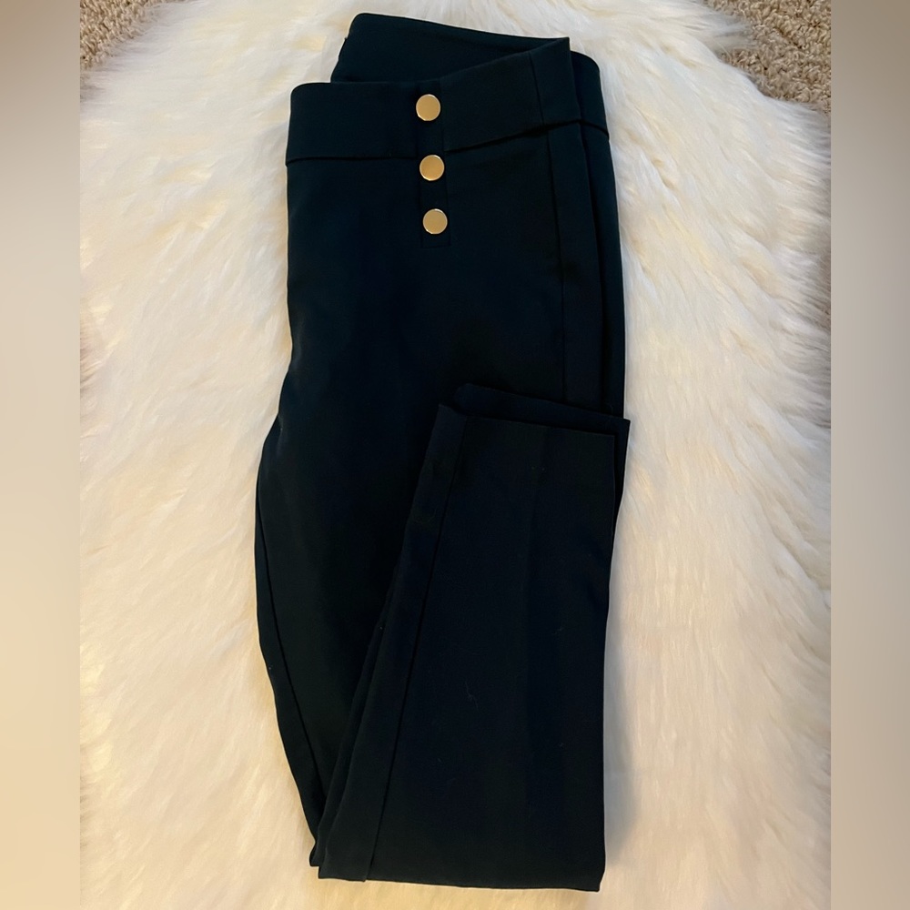 LOFT Julie Pant, Dark Green size 6 Petite, 25” inseam